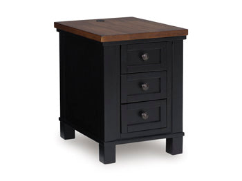 Wildenauer Chairside End Table - Casa Morelos / Coahuila Furniture (Oklahoma City, OK)