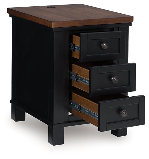 Wildenauer Chairside End Table - Casa Morelos / Coahuila Furniture (Oklahoma City, OK)