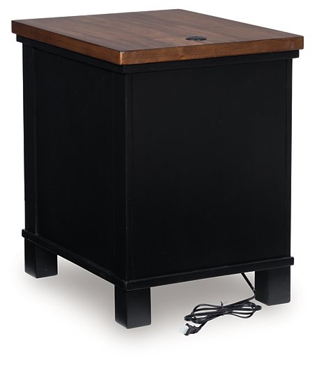 Wildenauer Chairside End Table - Casa Morelos / Coahuila Furniture (Oklahoma City, OK)