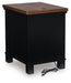 Wildenauer Chairside End Table - Casa Morelos / Coahuila Furniture (Oklahoma City, OK)