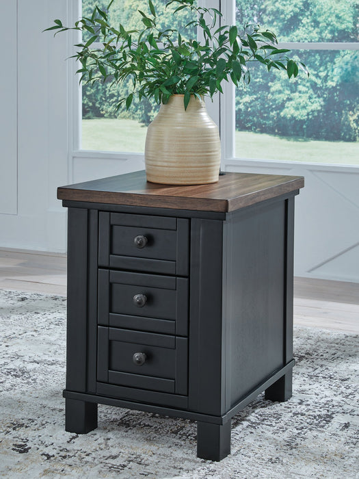 Wildenauer Chairside End Table - Casa Morelos / Coahuila Furniture (Oklahoma City, OK)
