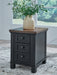 Wildenauer Chairside End Table - Casa Morelos / Coahuila Furniture (Oklahoma City, OK)