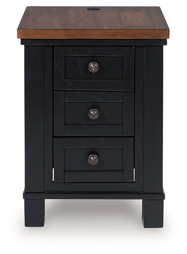 Wildenauer Chairside End Table - Casa Morelos / Coahuila Furniture (Oklahoma City, OK)