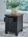 Wildenauer Chairside End Table - Casa Morelos / Coahuila Furniture (Oklahoma City, OK)