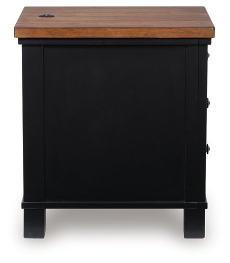 Wildenauer Chairside End Table - Casa Morelos / Coahuila Furniture (Oklahoma City, OK)
