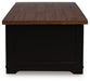 Wildenauer Lift-Top Coffee Table - Casa Morelos / Coahuila Furniture (Oklahoma City, OK)