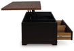 Wildenauer Lift-Top Coffee Table - Casa Morelos / Coahuila Furniture (Oklahoma City, OK)