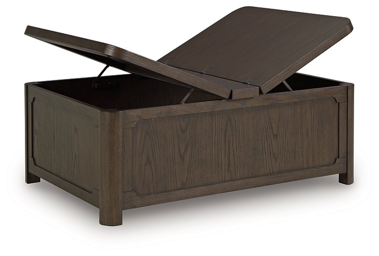 Breckington Coffee Table With Storage - Casa Morelos / Coahuila Furniture (Oklahoma City, OK)