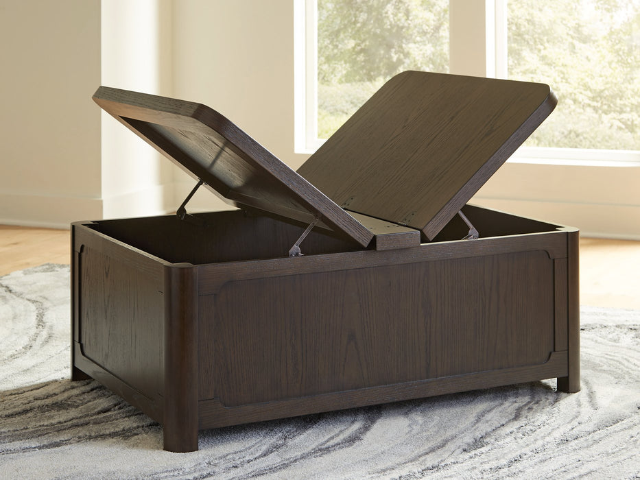 Breckington Coffee Table With Storage - Casa Morelos / Coahuila Furniture (Oklahoma City, OK)