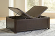 Breckington Coffee Table With Storage - Casa Morelos / Coahuila Furniture (Oklahoma City, OK)