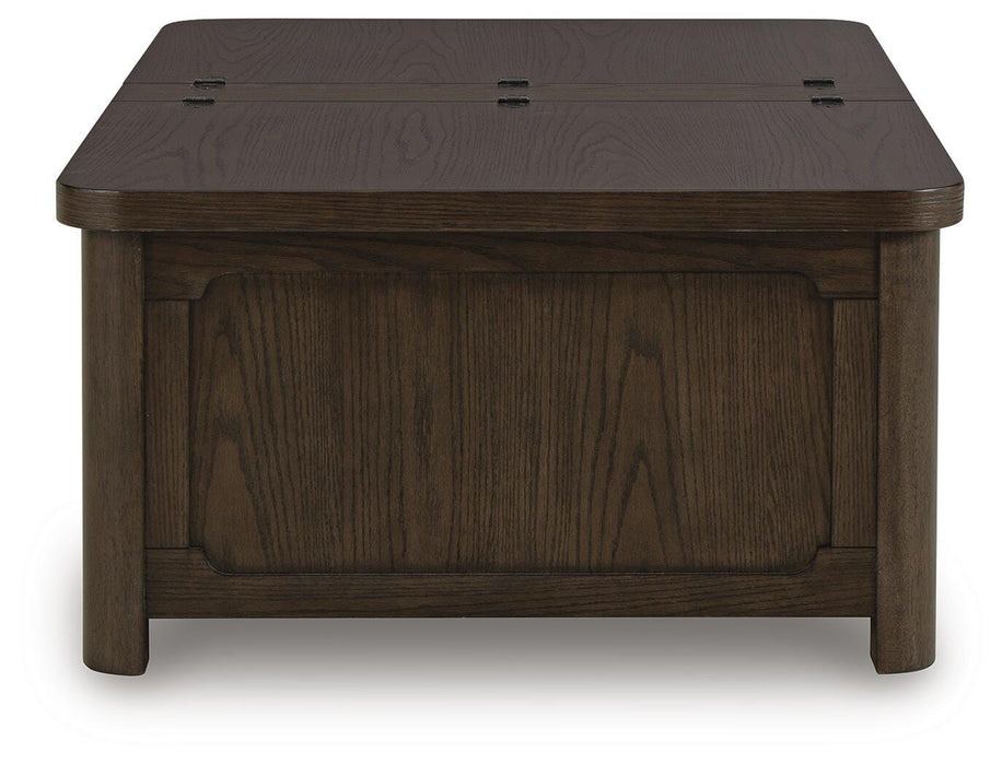 Breckington Coffee Table With Storage - Casa Morelos / Coahuila Furniture (Oklahoma City, OK)