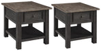 Tyler Creek End Table Set - Casa Morelos / Coahuila Furniture (Oklahoma City, OK)