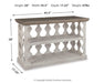 Havalance Sofa/Console Table - Casa Morelos / Coahuila Furniture (Oklahoma City, OK)