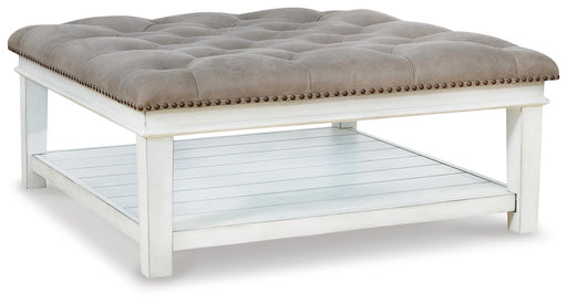 Kanwyn Upholstered Ottoman Coffee Table - Casa Morelos / Coahuila Furniture (Oklahoma City, OK)