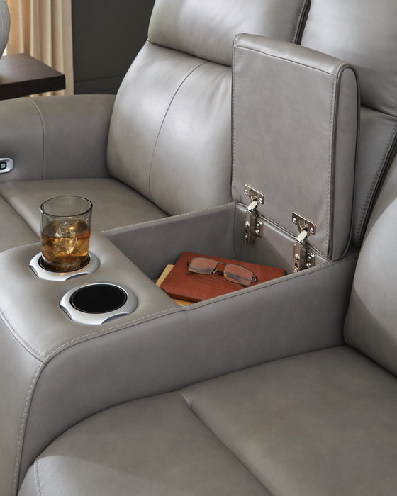 5Z-Comfort Power Reclining Loveseat with Console - Casa Morelos / Coahuila Furniture (Oklahoma City, OK)