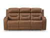 Knightington Power Reclining Sofa with Audio Seating - Casa Morelos / Coahuila Furniture (Oklahoma City, OK)