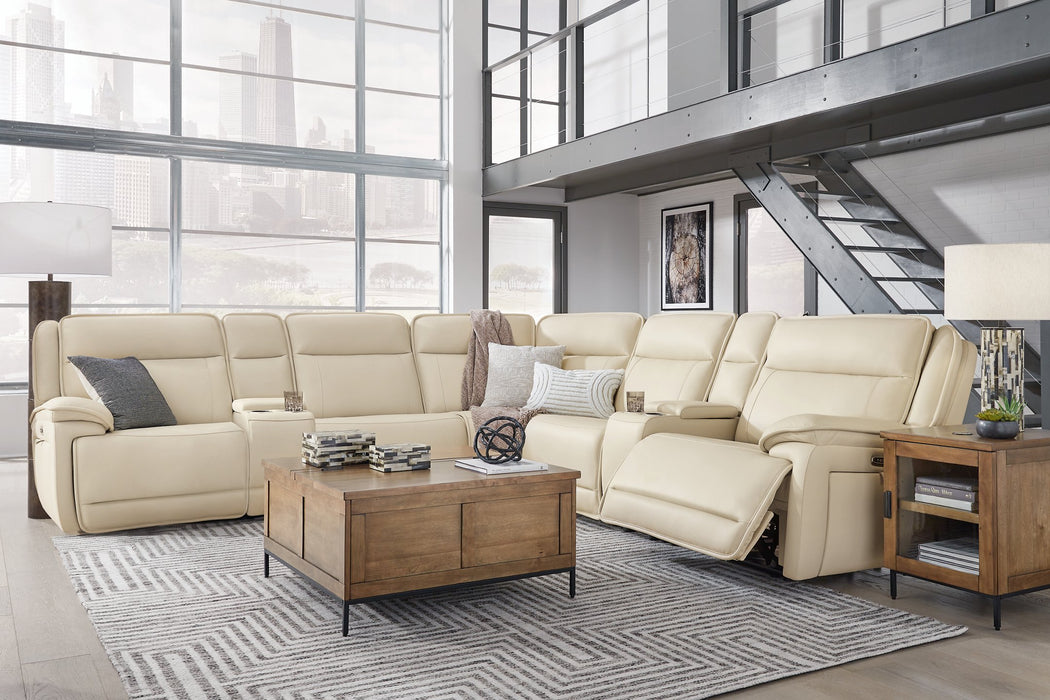 Double Deal Reclining Sectional with 2 Consoles - Casa Morelos / Coahuila Furniture (Oklahoma City, OK)