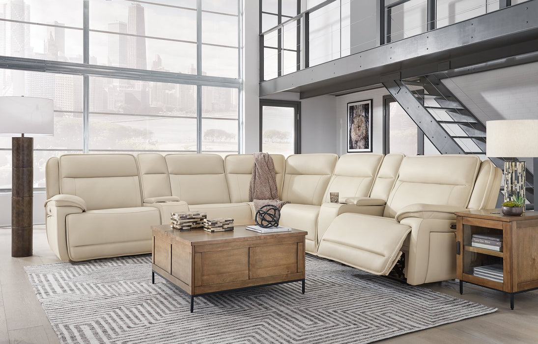 Double Deal Reclining Sectional with 2 Consoles - Casa Morelos / Coahuila Furniture (Oklahoma City, OK)