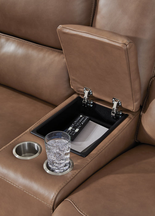 DeepWakes Power Reclining Loveseat with Console - Casa Morelos / Coahuila Furniture (Oklahoma City, OK)