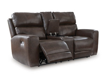 Crossplex Power Reclining Loveseat with Console - Casa Morelos / Coahuila Furniture (Oklahoma City, OK)