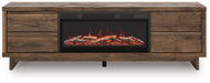 Zadilyn 72" TV Stand with Electric Fireplace - Casa Morelos / Coahuila Furniture (Oklahoma City, OK)