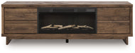 Zadilyn 72" TV Stand with Electric Fireplace - Casa Morelos / Coahuila Furniture (Oklahoma City, OK)