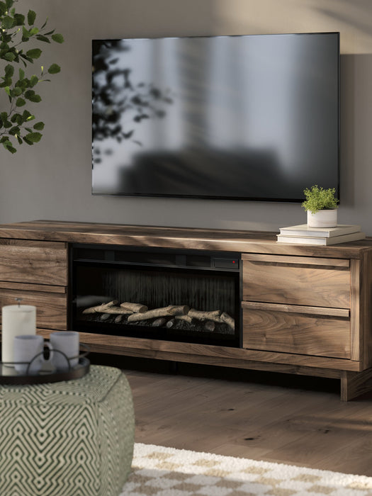Zadilyn 72" TV Stand with Electric Fireplace - Casa Morelos / Coahuila Furniture (Oklahoma City, OK)