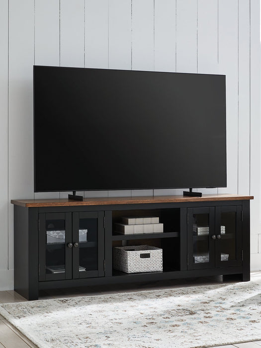 Wildenauer 76" TV Stand with Electric Fireplace - Casa Morelos / Coahuila Furniture (Oklahoma City, OK)