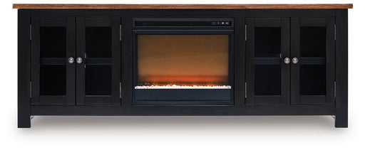 Wildenauer 76" TV Stand with Electric Fireplace - Casa Morelos / Coahuila Furniture (Oklahoma City, OK)