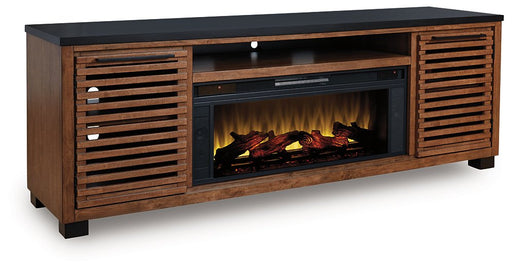 Kallari 84" TV Stand with Electric Fireplace - Casa Morelos / Coahuila Furniture (Oklahoma City, OK)