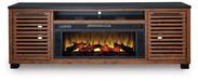 Kallari 84" TV Stand with Electric Fireplace - Casa Morelos / Coahuila Furniture (Oklahoma City, OK)