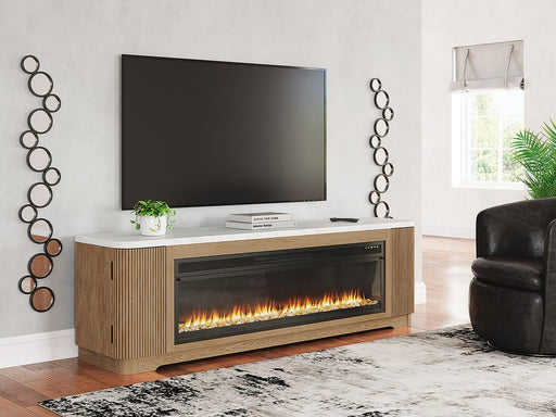 Camdill 80" TV Stand with Electric Fireplace - Casa Morelos / Coahuila Furniture (Oklahoma City, OK)