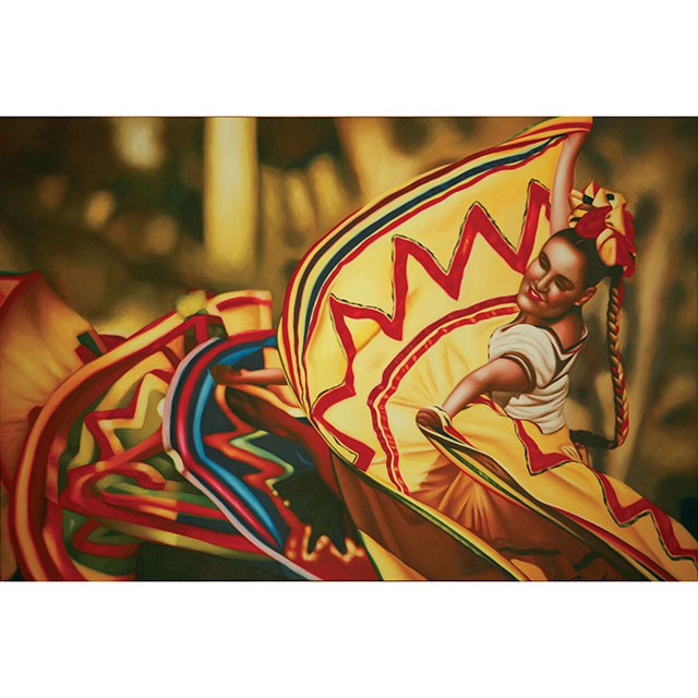 Danza Folklorica Printed Canvas Painting - Casa Morelos / Coahuila Furniture (Oklahoma City, OK)