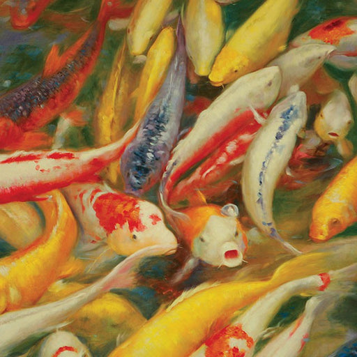 Koi Printed Canvas Painting - Casa Morelos / Coahuila Furniture (Oklahoma City, OK)