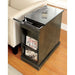LILITH I Gray Side Table w/ USB - Casa Morelos / Coahuila Furniture (Oklahoma City, OK)