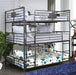 Olga I Antique Black Full/Full Bunk Bed - Casa Morelos / Coahuila Furniture (Oklahoma City, OK)