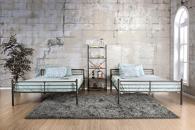 Olga I Antique Black Full/Full Bunk Bed - Casa Morelos / Coahuila Furniture (Oklahoma City, OK)