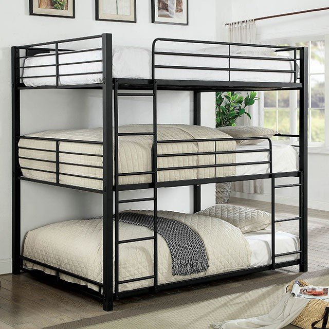 Olga I Antique Black Full/Full Bunk Bed - Casa Morelos / Coahuila Furniture (Oklahoma City, OK)
