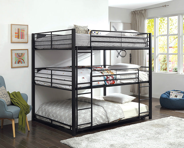 Olga I Antique Black Full/Full Bunk Bed - Casa Morelos / Coahuila Furniture (Oklahoma City, OK)