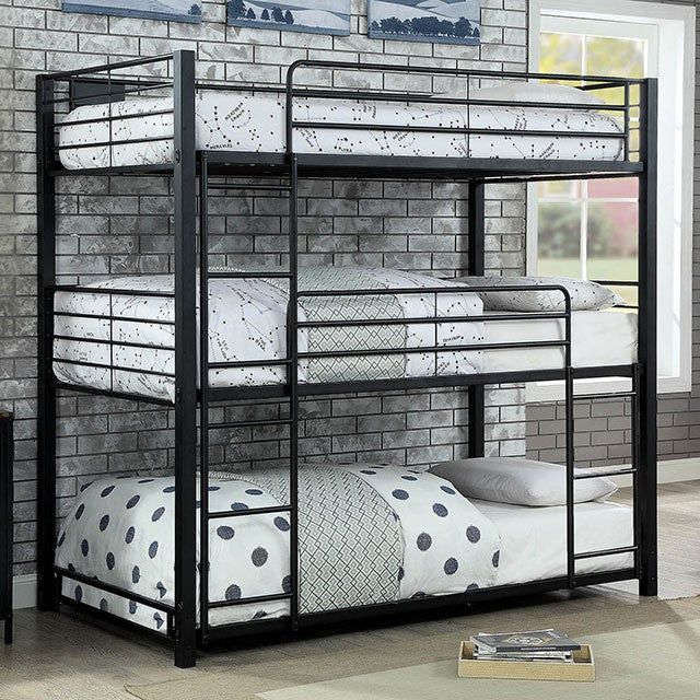 Olga I Antique Black Full/Full Bunk Bed - Casa Morelos / Coahuila Furniture (Oklahoma City, OK)