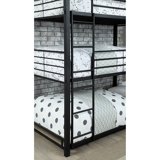 Olga I Antique Black Full/Full Bunk Bed - Casa Morelos / Coahuila Furniture (Oklahoma City, OK)