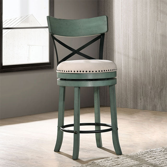 Clarence 24" Swivel Barstool (2/Box) - Casa Morelos / Coahuila Furniture (Oklahoma City, OK)