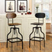 Leith Bar Stool Brown - Casa Morelos / Coahuila Furniture (Oklahoma City, OK)
