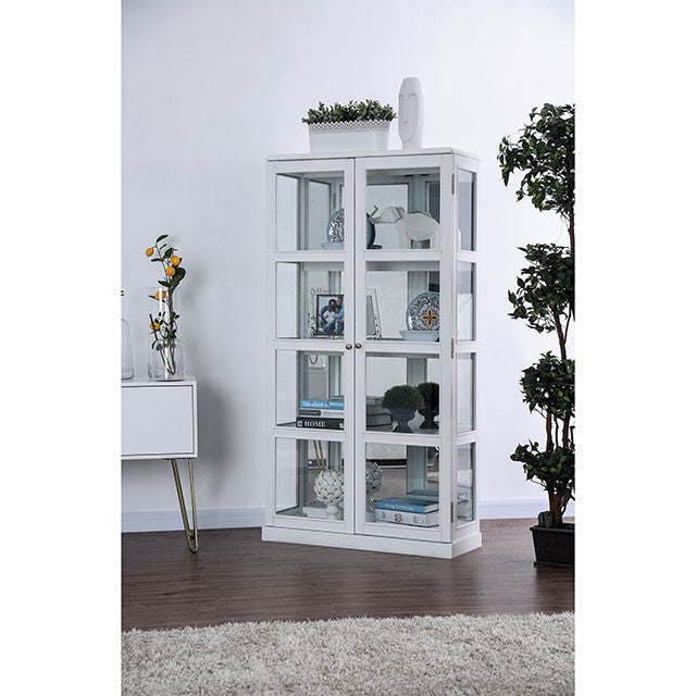 Vilas White Curio Cabinet - Casa Morelos / Coahuila Furniture (Oklahoma City, OK)