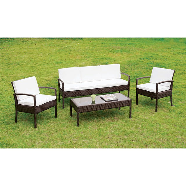 Makenna 4 Pc. Patio Seating Set - Casa Morelos / Coahuila Furniture (Oklahoma City, OK)