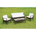 Makenna 4 Pc. Patio Seating Set - Casa Morelos / Coahuila Furniture (Oklahoma City, OK)