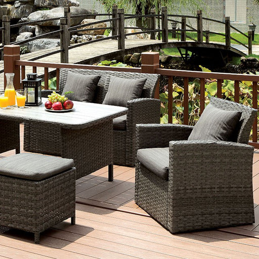 Nashira 6 Pc. Patio Dining Set - Casa Morelos / Coahuila Furniture (Oklahoma City, OK)