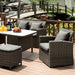 Nashira 6 Pc. Patio Dining Set - Casa Morelos / Coahuila Furniture (Oklahoma City, OK)