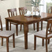 Medford 7 PC Dining Table set - Casa Morelos / Coahuila Furniture (Oklahoma City, OK)