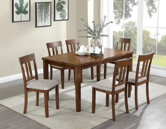 Medford 7 PC Dining Table set - Casa Morelos / Coahuila Furniture (Oklahoma City, OK)